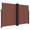 vidaXL Seitenmarkise Ausziehbar Braun 160x1200 cm