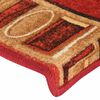 vidaXL Treppenmatten Selbstklebend 15 Stk. 65x21x4 cm Rot