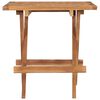 vidaXL Klappbarer Gartentisch 50x50x50 cm Teak Massivholz