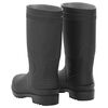 vidaXL Gummistiefel Schwarz Gr&ouml;&szlig;e 38 PVC