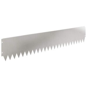vidaXL Raseneinfassung 10 pcs 103 x 20 cm Stahl Silber