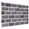 vidaXL Wandpaneele 10 stk. 100 x 50 cm Schwarz und Grau EPS-Schaum