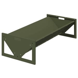 vidaXL Futtertr&ouml;ge f&uuml;r Nutztiere Olivgr&uuml;n 108 x 50 x 28 cm 10 kg