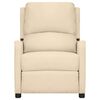 vidaXL Relaxsessel Creme Stoff