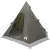 vidaXL 3 Personen Olivegr&uuml;n 185T Polyester mit PU-Beschichtung