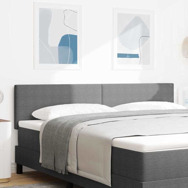 vidaXL Kopfteil mit Kopfteil Hellgrau 180 cm Kunstleder