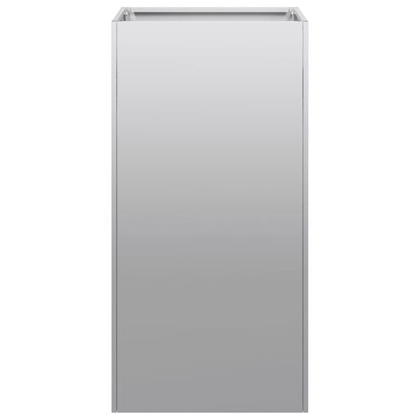 vidaXL Pflanzkübel 40x40x80 cm Verzinkter Stahl