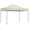 vidaXL Profi-Partyzelt Faltbar 3&times;4 m Stahl Creme