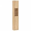 vidaXL Badezimmerschrank Sonoma-Eiche 32x25,5x190 cm Holzwerkstoff