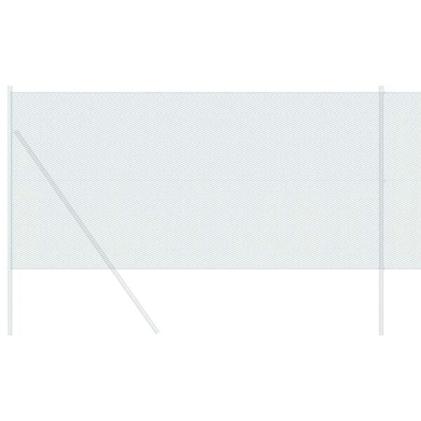 vidaXL Hexagonzaun Grün 1 x 50 m Stahl