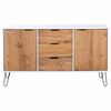 vidaXL Sideboard New York 130,6 x 43 x 73,6 cm Massivholz Kiefer