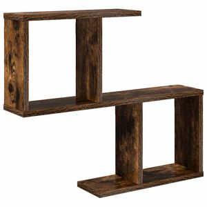 vidaXL Wandregal R&auml;uchereiche 60 x 12 x 50,5 cm Holzwerkstoff