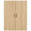 vidaXL Highboard Sonoma-Eiche 69,5x34x180 cm Holzwerkstoff