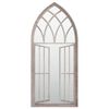 vidaXL Gartenspiegel Sand 100x45 cm Eisen