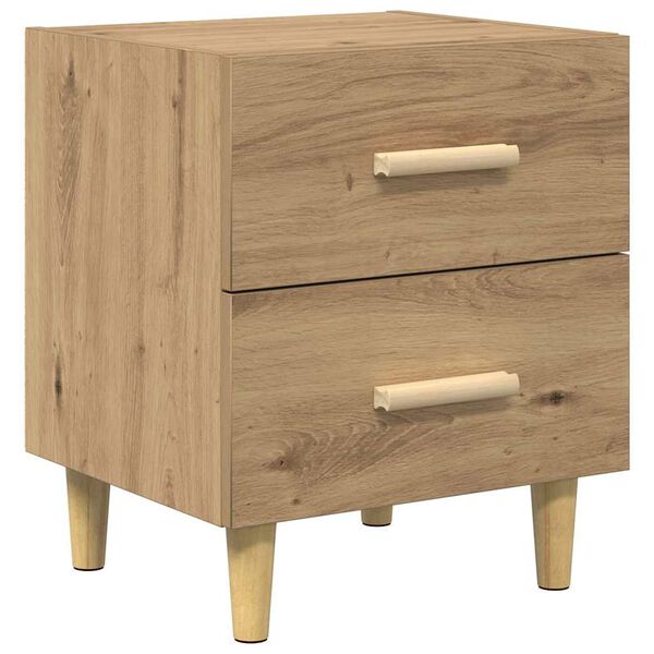 vidaXL Bettschrank Artisan-Eiche 40 x 35 x 47,5 cm Holzwerkstoff