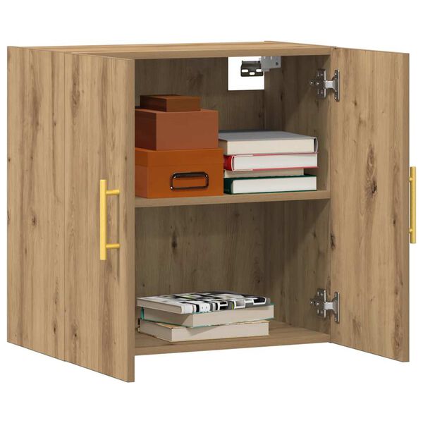 vidaXL Wandschrank Artisan-Eiche 60x31x60 cm Holzwerkstoff