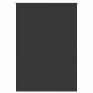 vidaXL Verdunkelungsrollo Schwarz 110x130 cm Stoffbreite 105,7 cm