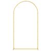 vidaXL Hochzeitsbogen Gold 100 x 39 x 200 cm Stahl