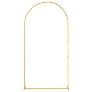 vidaXL Hochzeitsbogen Gold 100 x 39 x 200 cm Stahl