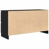vidaXL TV-Schrank Schwarz 100x35x54 cm Holzwerkstoff