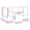 vidaXL TV-Schrank Sonoma-Eiche 102x35x45,5 cm Holzwerkstoff