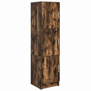 vidaXL Highboard Ger&auml;ucherte Eiche 31,5 x 32 x 122,5 cm