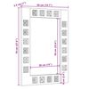 vidaXL Badezimmer Spiegel Natur 50 x 70 x 3 cm Massivholz Mango