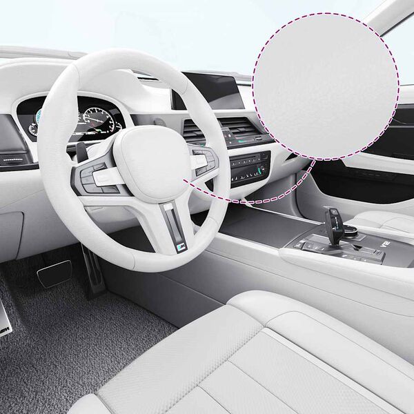 vidaXL Autofolien 2 Stk. Matt-Wei&szlig; 100x150 cm+50x150 cm