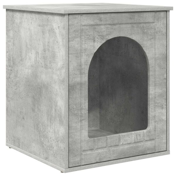 vidaXL Katzenhaus Beton 53 x 52 x 62 cm Holzwerkstoff