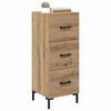 vidaXL Sideboard Artisan-Eiche 34,5 x 34 x 90 cm Holzwerkstoff