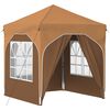 vidaXL Pop-up Partyzelt 192 x 192 x 245 cm Beige