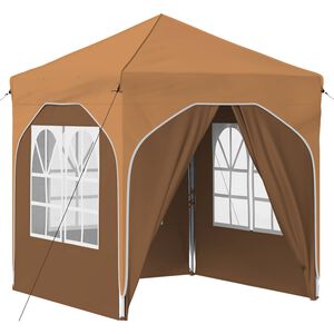 vidaXL Pop-up Partyzelt 192 x 192 x 245 cm Beige