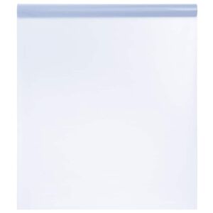 vidaXL Fensterfolie Statisch Mattgrau 45x500 cm PVC