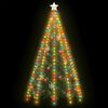 vidaXL Weihnachtsbaum-Lichternetz mit 300 LEDs Mehrfarbig 300 cm