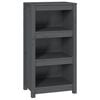 vidaXL B&uuml;cherregal Grau 50x35x97 cm Massivholz Kiefer