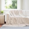 vidaXL Wohndecken 6 pcs Beige 240 x 220 cm Fleece