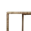 vidaXL 11-tlg. Garten-Sofagarnitur mit Kissen Beige Poly Rattan