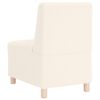 vidaXL Modulares Armfreies Sofa 3 pcs Creme 55 x 74 x 82 cm