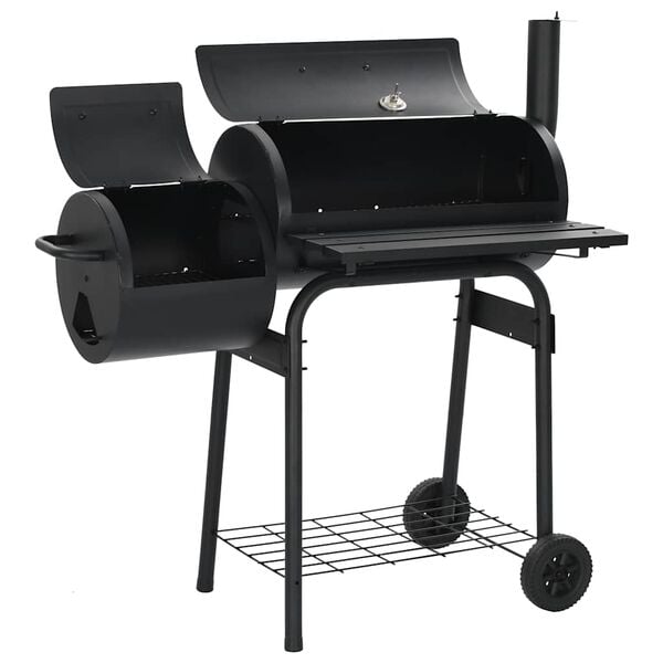 vidaXL Klassischer Holzkohlegrill Barbecue Smoker