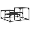 vidaXL Couchtisch Schwarz 68x68x40 cm Holzwerkstoff