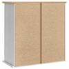 vidaXL H&auml;ngeschrank Corona Wei&szlig; 70 x 33 x 71,5 cm Massives Kiefernholz