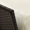 vidaXL 3-tlg. Garten-Sofagarnitur mit Kissen Schwarz Poly Rattan