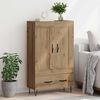 vidaXL Highboard Artisan-Eiche 69,5 x 31 x 115 cm Holzwerkstoff