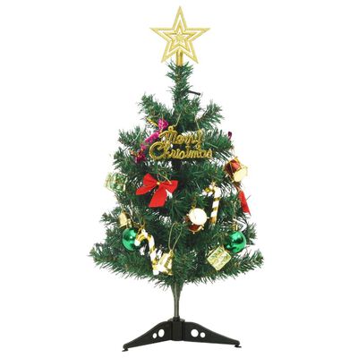 vidaXL Künstlicher Mini-Weihnachtsbaum mit Beleuchtung 20 LEDs 45 cm