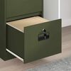vidaXL Aktenschrank Olive Gr&uuml;n 44 x 50 x 106,5 cm Kaltgewalzter Stahl