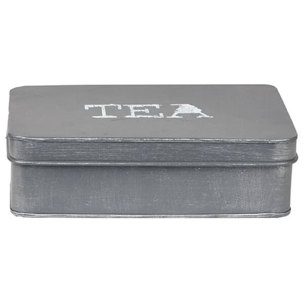 LABEL51 Teebox 27x19x8 cm Antik Grau