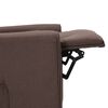 vidaXL Massagesessel Taupe Stoff