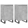 vidaXL Sideboards 2 Stk. Betongrau 40x35x70 cm Holzwerkstoff