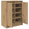 vidaXL Schuhschrank Artisan-Eiche 57x34x76 cm Holzwerkstoff