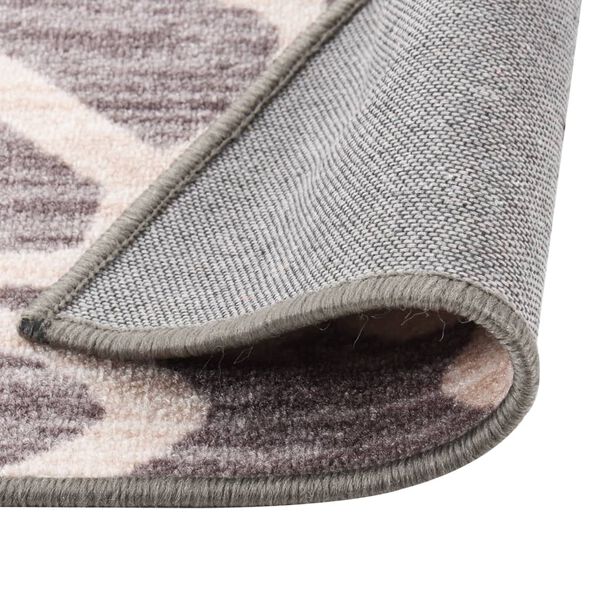 vidaXL Teppichl&auml;ufer Braun 80x100 cm